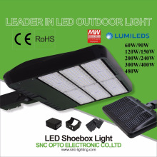 CE ROHS LED Parking Lot shoebox Light 60w to 480w corrosion proof lighting